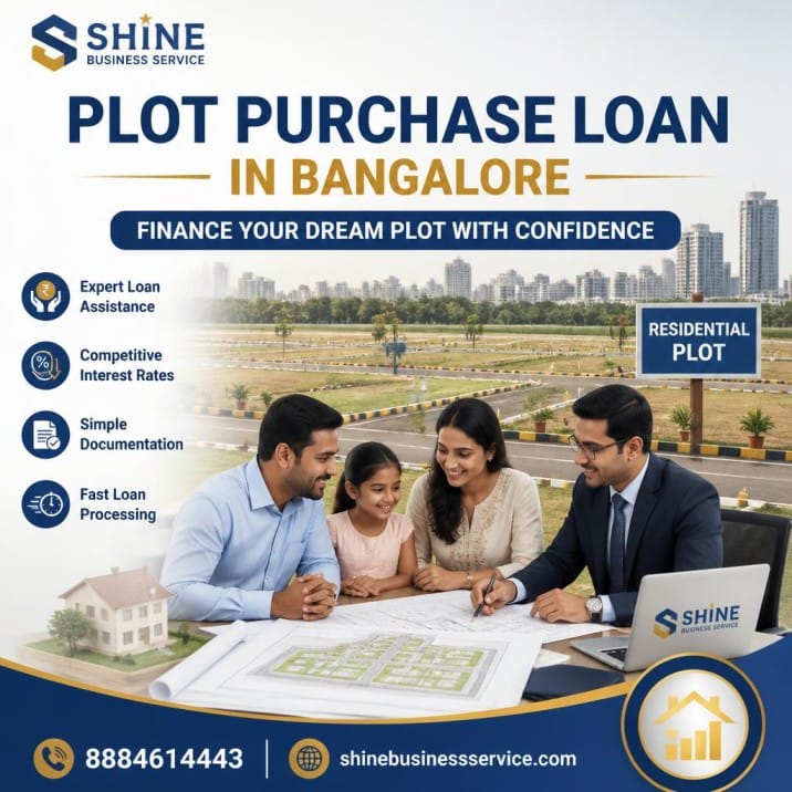 Professional loan advisor assisting a family with a Plot Purchase Loan in Bangalore for buying residential land with expert financial guidance.